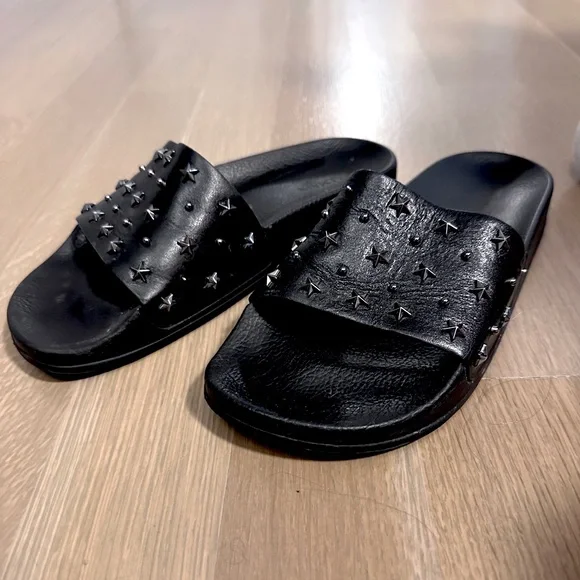 Balmain studded slides sz 39 - Picture 1 of 5